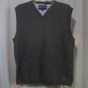 Tommy Hilfiger Men's Sweater Vest Gray Size Large